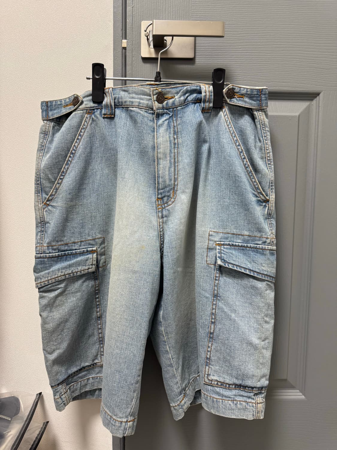Levis 리바이스 레드탭 연청 워싱카고쇼츠 517 569 501 505 상품이미지1