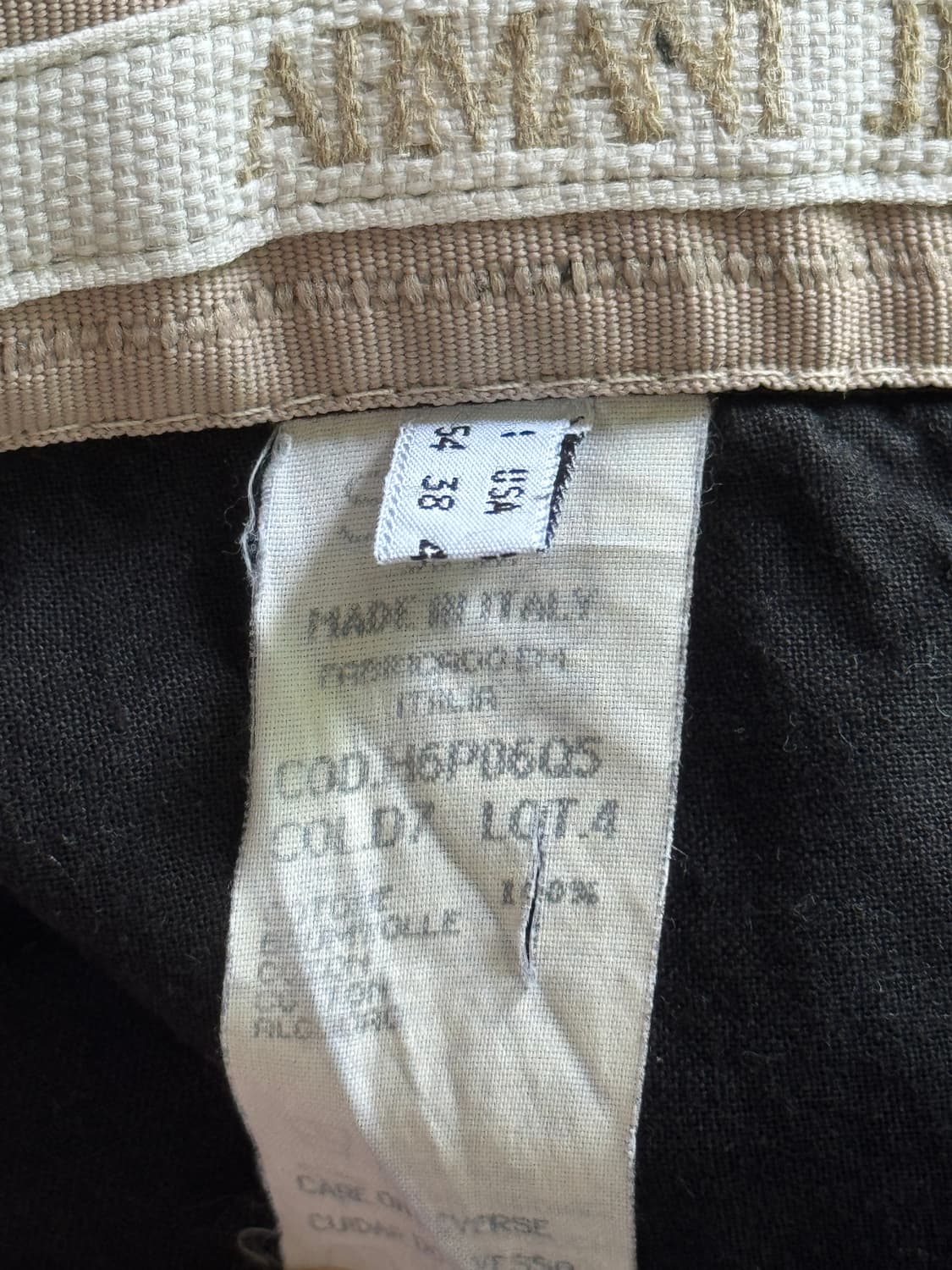 90s armani jeans corduroy pants 상품이미지4