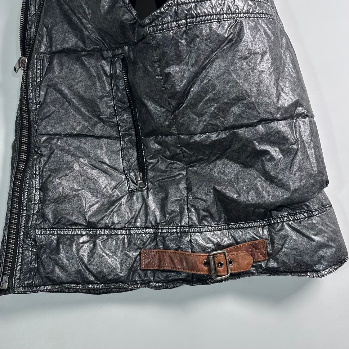 디젤 나일론 글로시 다운 베스트  상품이미지5