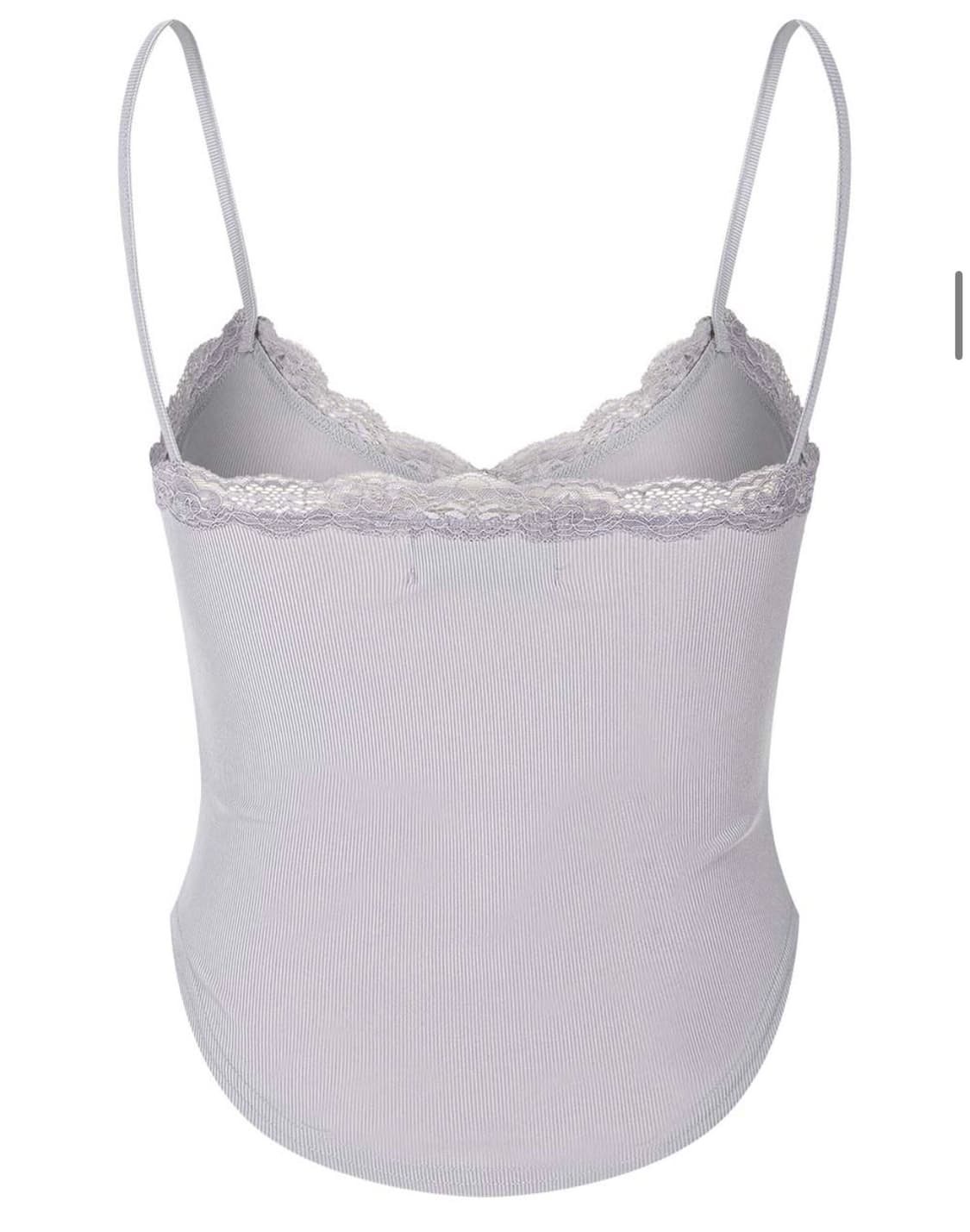 플리즈노팔로우 flora lace top (vintage gray,fre 상품이미지2