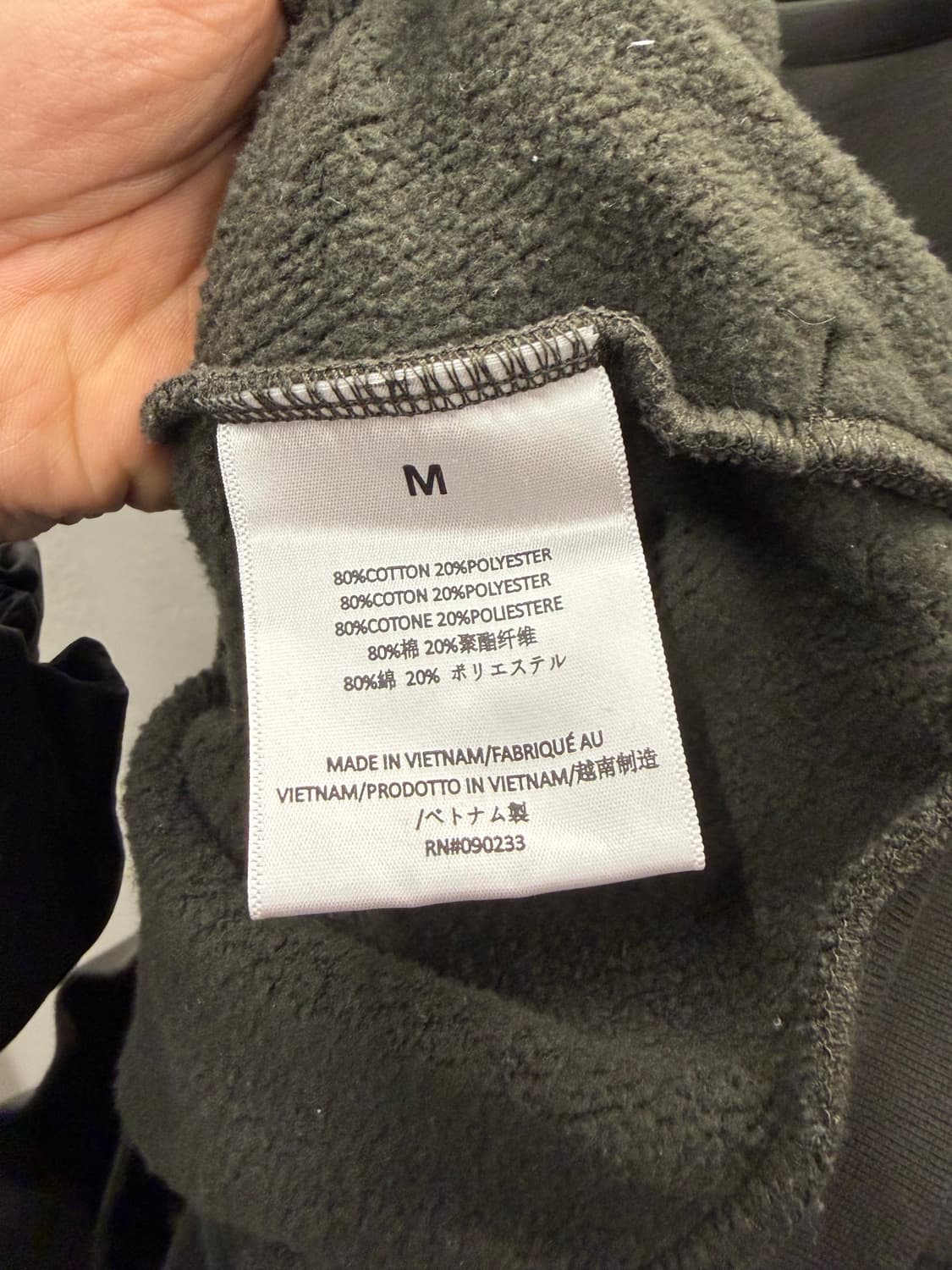 피어오브갓 에센셜 맨투맨 카키 M 상품이미지5