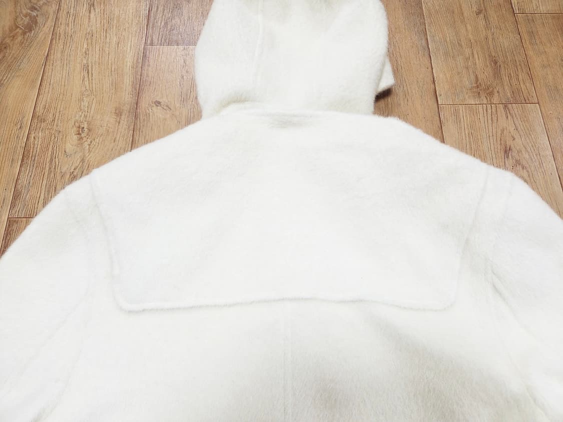 파르티멘토(PARTIMENTO) 헤어리 울 숏 더플코트 프리사이즈 새상품 상품이미지7