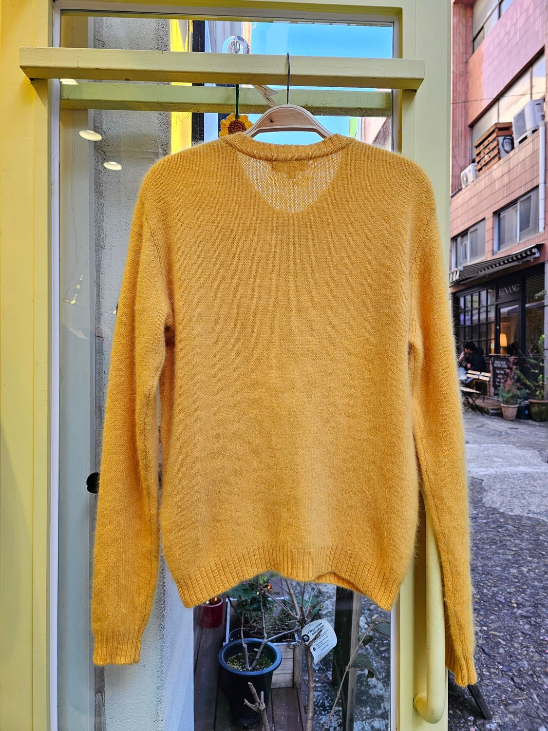Japan 옐로우 앙고라 가디건 상품이미지7