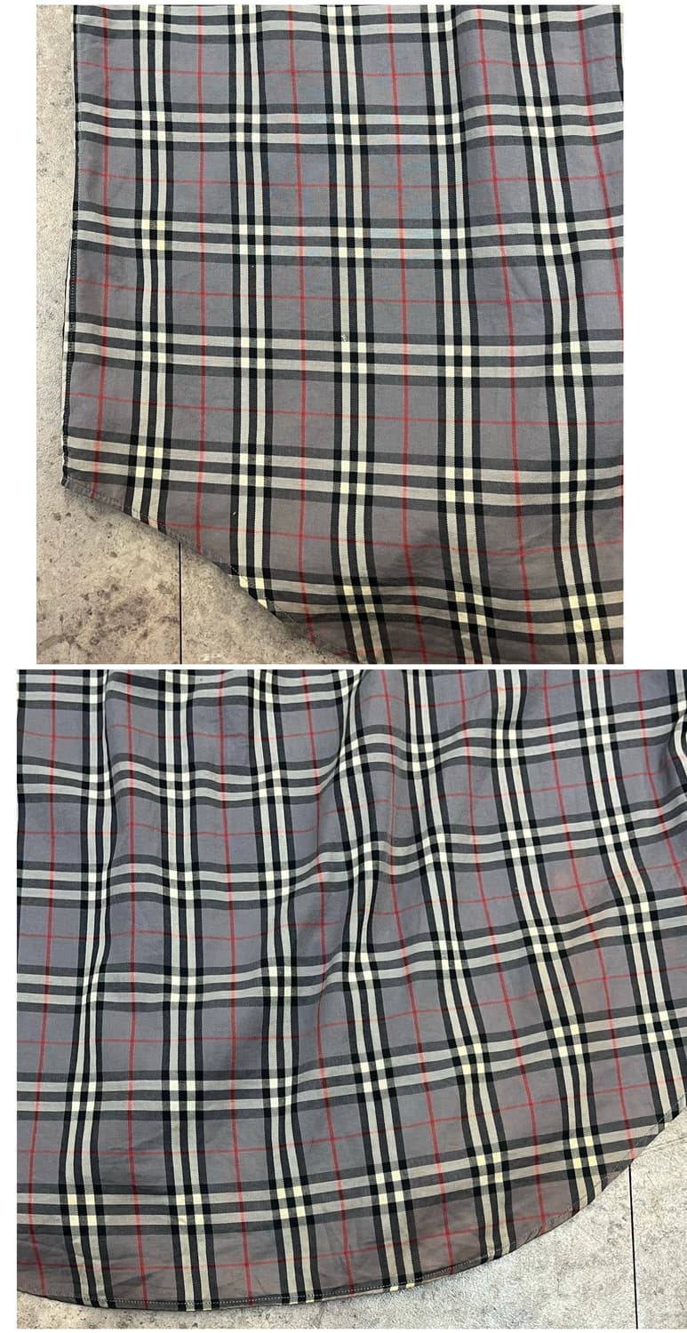버버리 코튼 체크 셔츠 95(M) #csz3236 상품이미지9