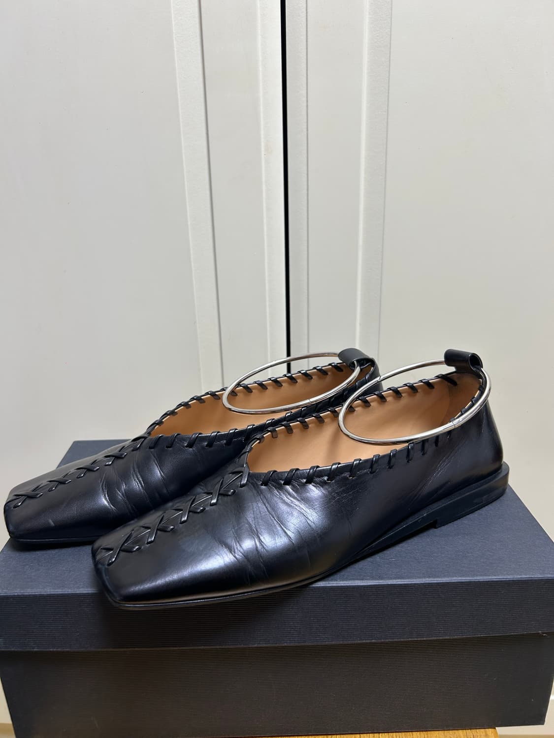 Jil sander 질샌더 앵클렛 발레리나 슈즈 37사이즈 상품이미지1