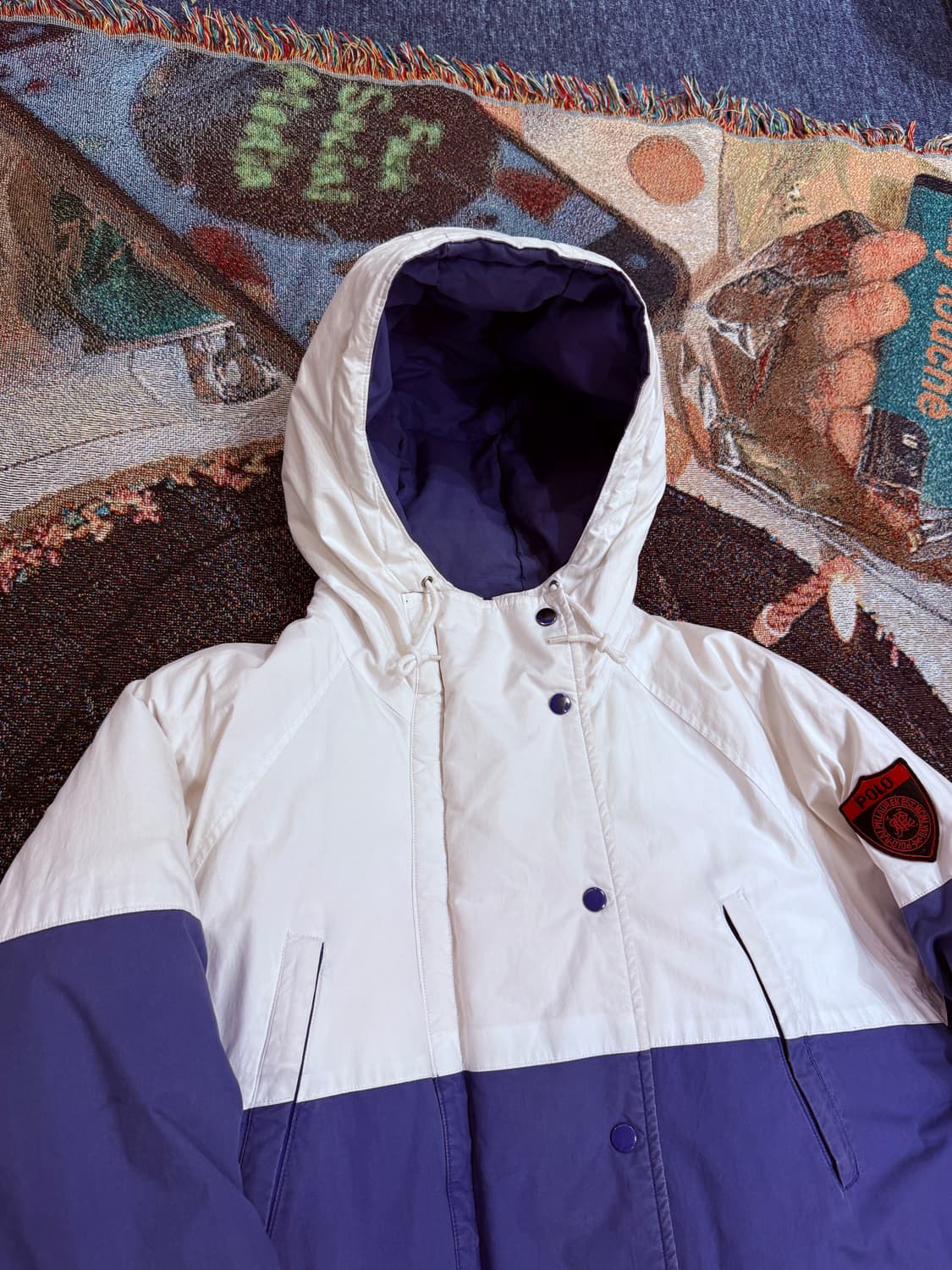 폴로 컨트리 투톤 패딩 상품이미지3