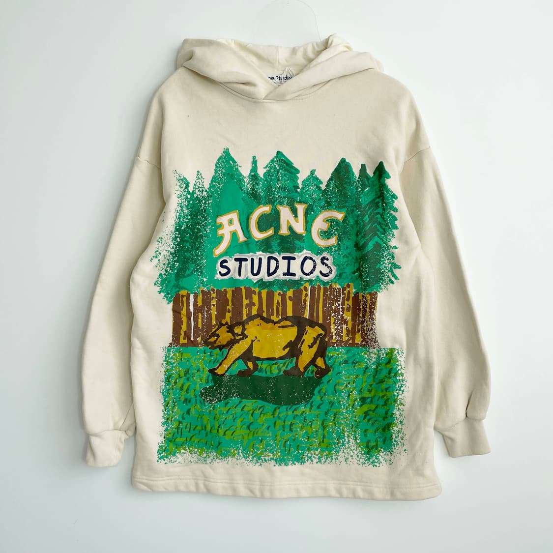 A2 아크네 스튜디오 12주년 자이언트 레비 프린트 후드티 M사이즈 상품이미지1