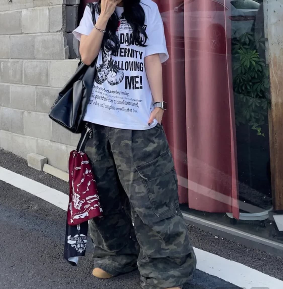 어반드레스 카모 데님 팬츠 S 상품이미지2