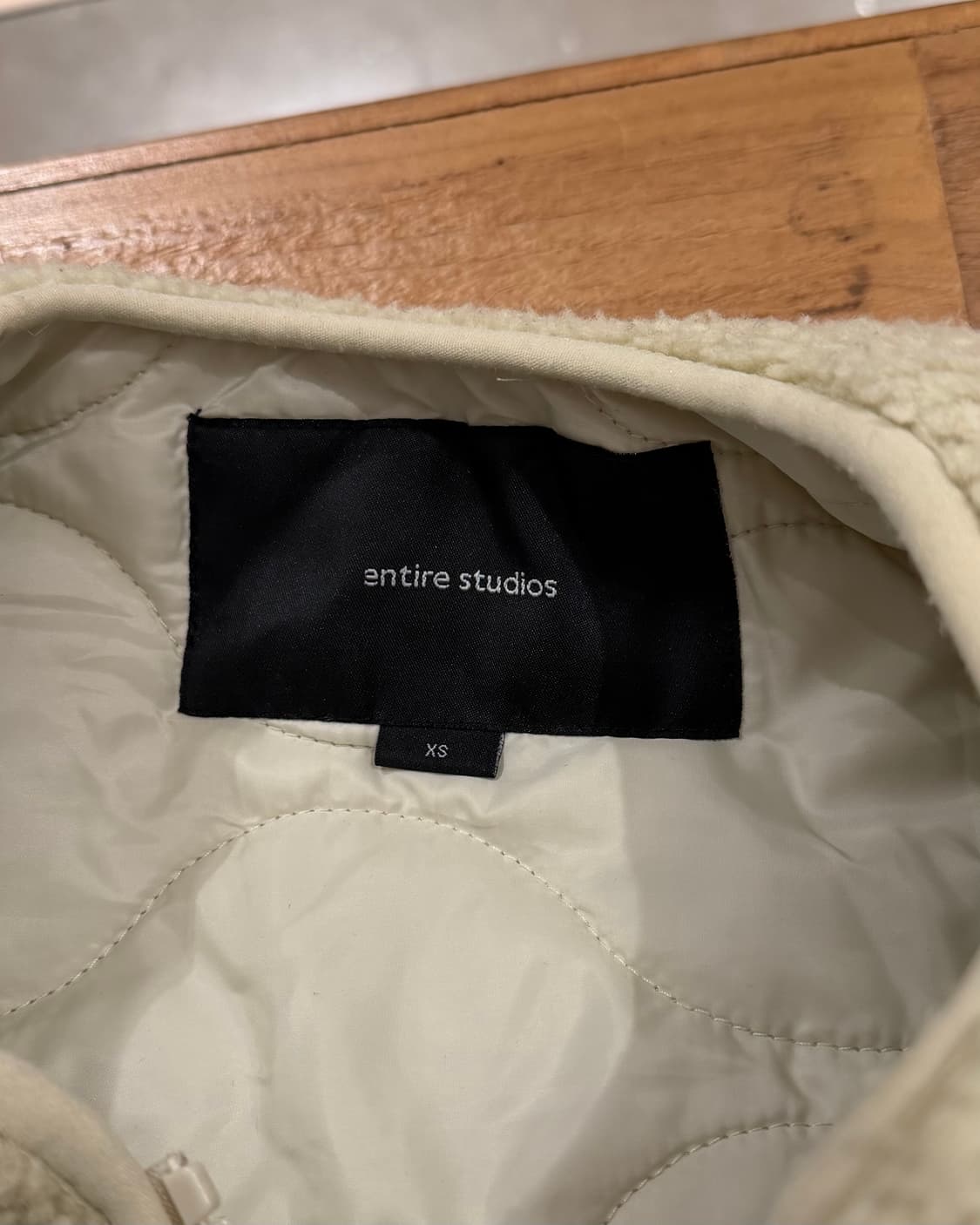 엔타이어 스튜디오 아이보리 듄 플러피 오버코트 상품이미지8