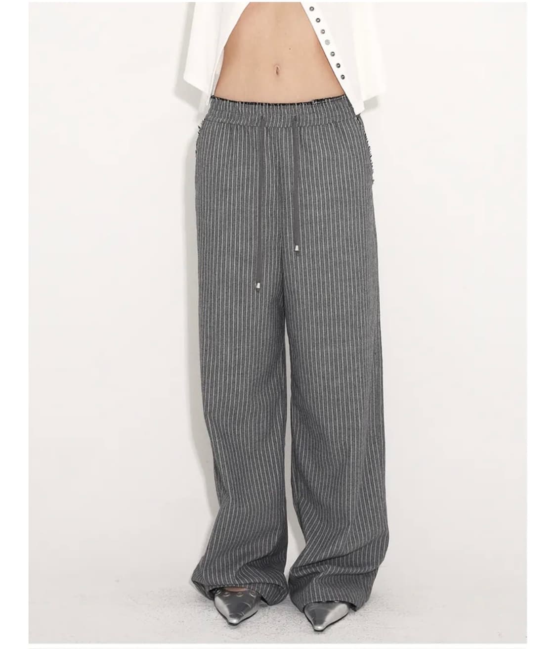 폴리수엠 FINAL EFFORTLESS PANTS 그레이 상품이미지1