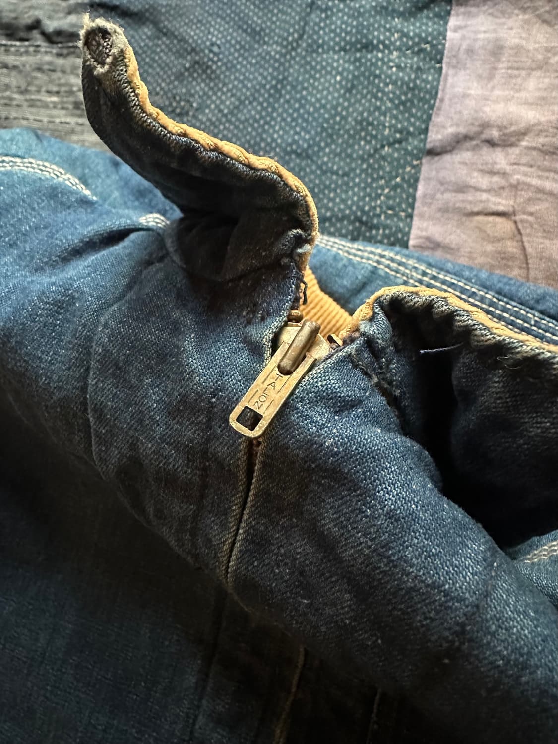 70s USA LEE 빈티지 리 191LB 데님 워크 자켓 rrl 상품이미지4