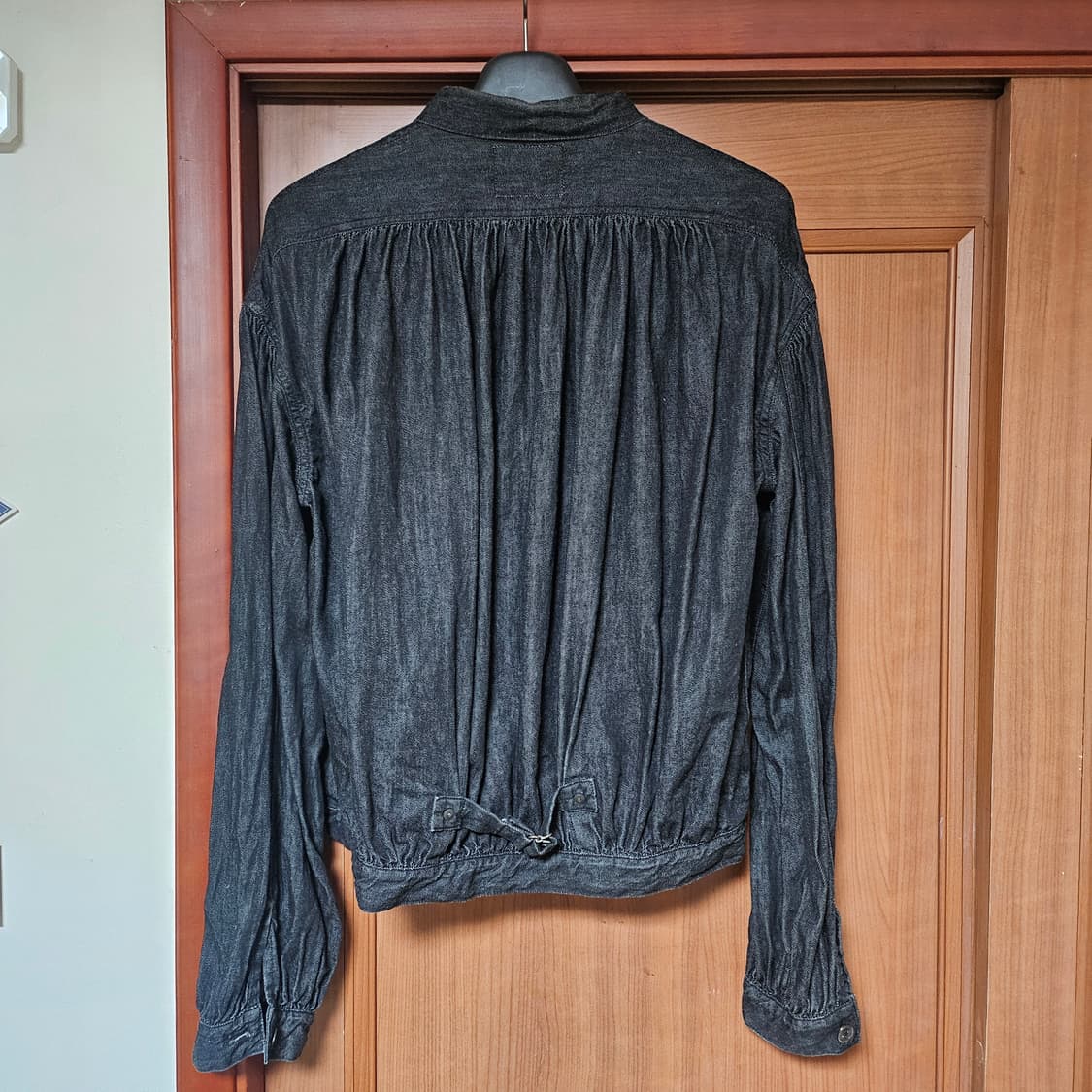 캐피탈 데님 집시 블라우스 블랙 F 상품이미지2