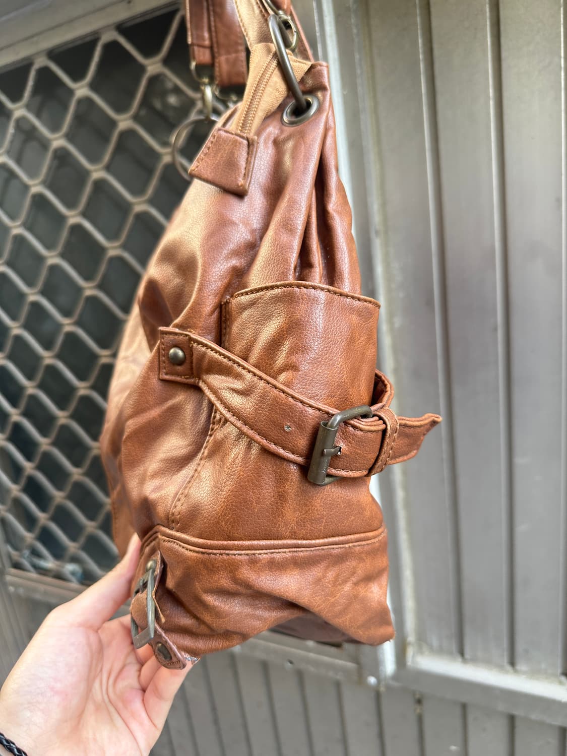 None vintage brown shoulder bag 상품이미지3