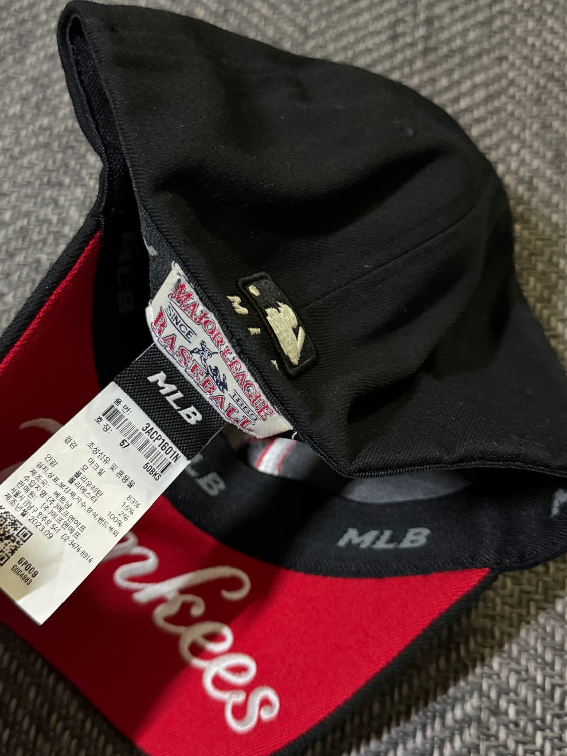 뉴에라 양키스 캡 블랙 상품이미지3