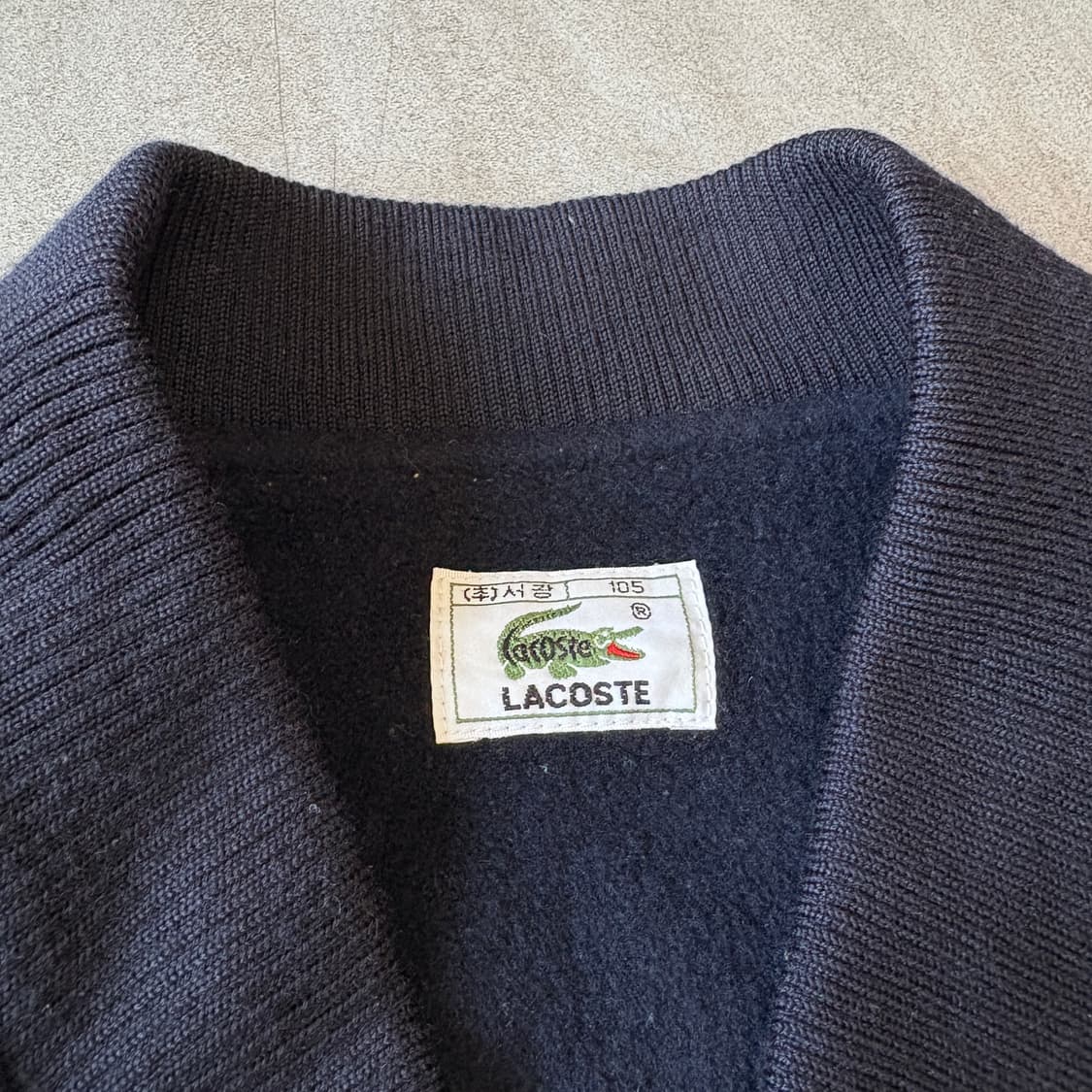 라코스테 서광제조 울 네이비 블루종 자켓 상품이미지5