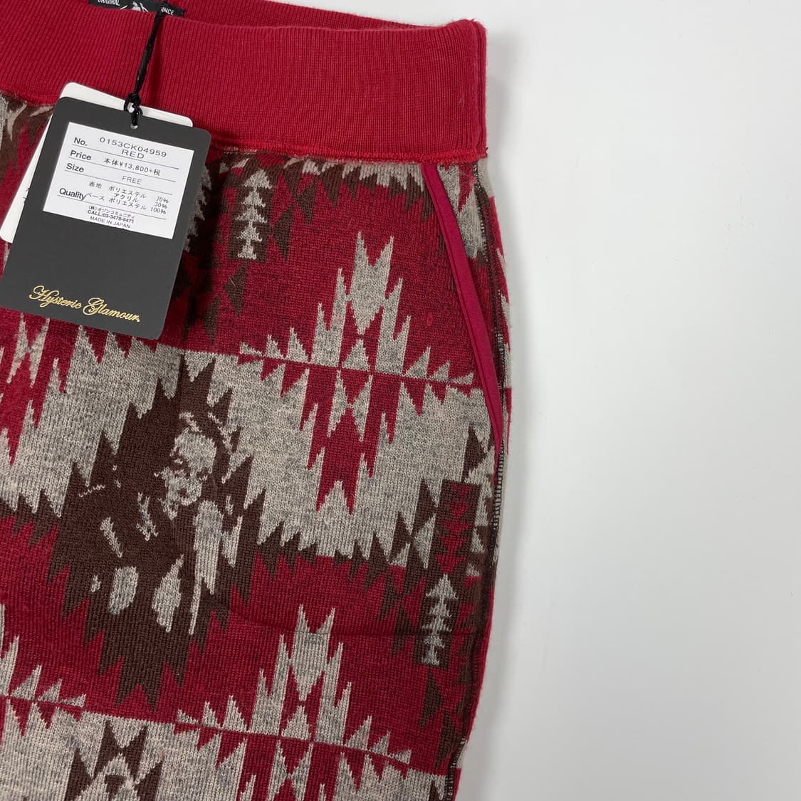 데드스탁 히스테릭글래머 패턴 스커트 치마 상품이미지4