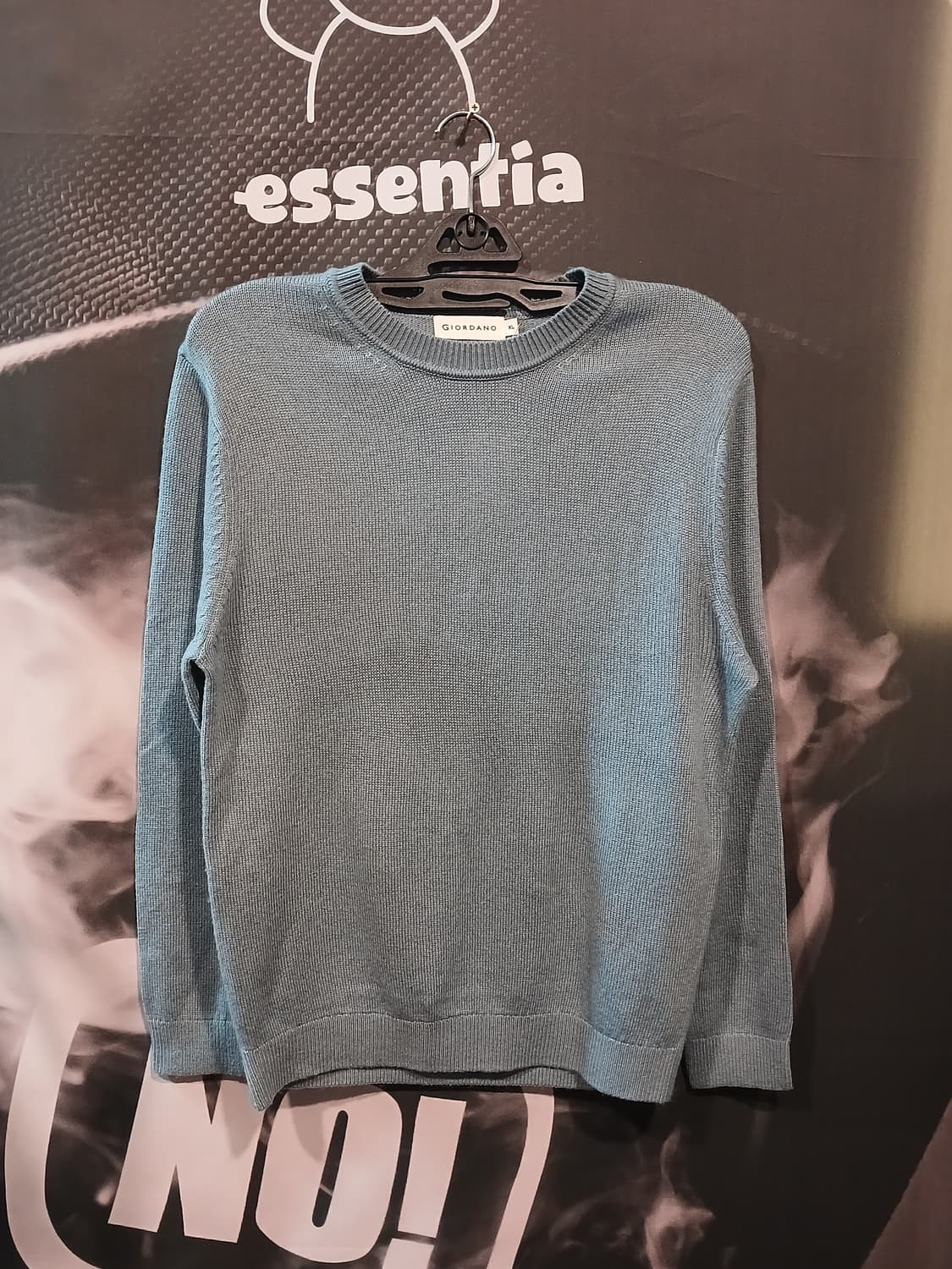 지오다노 긴팔 니트 하늘색 상품이미지1