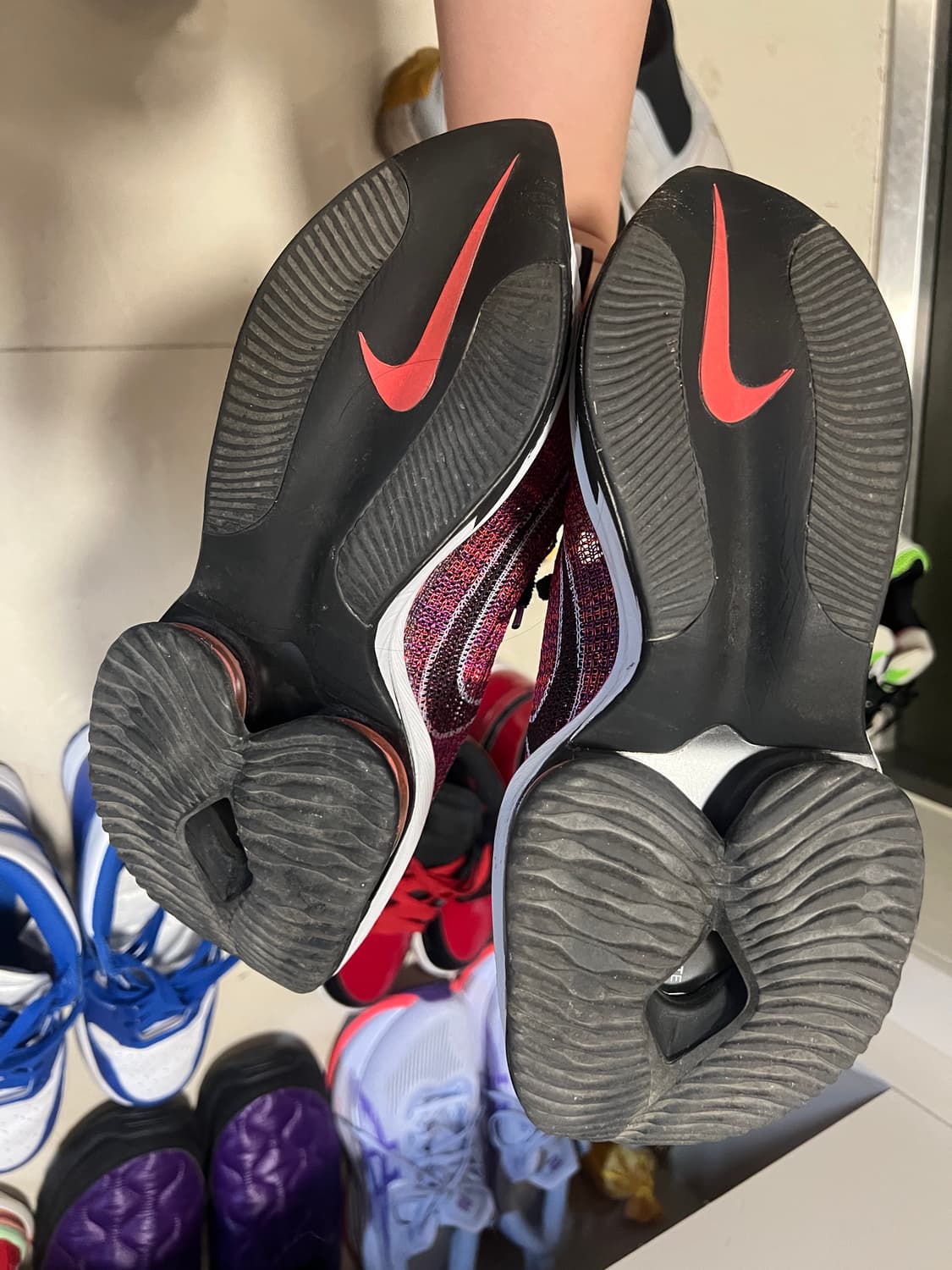 나이키 에어 줌 알파플라이 넥스트% 하이퍼 바이올렛 275 러닝화 상품이미지4