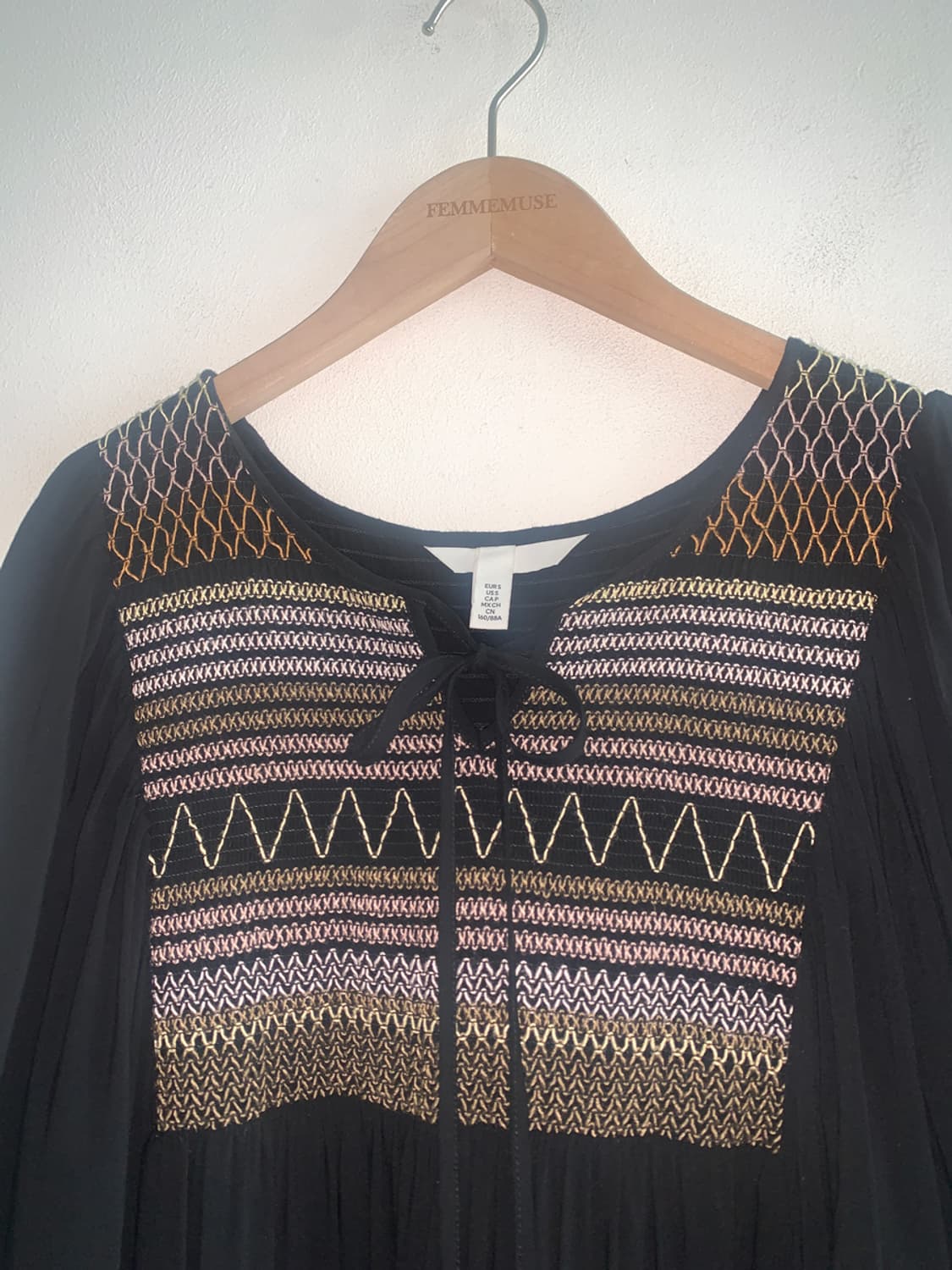 Bohemian black dress 상품이미지4
