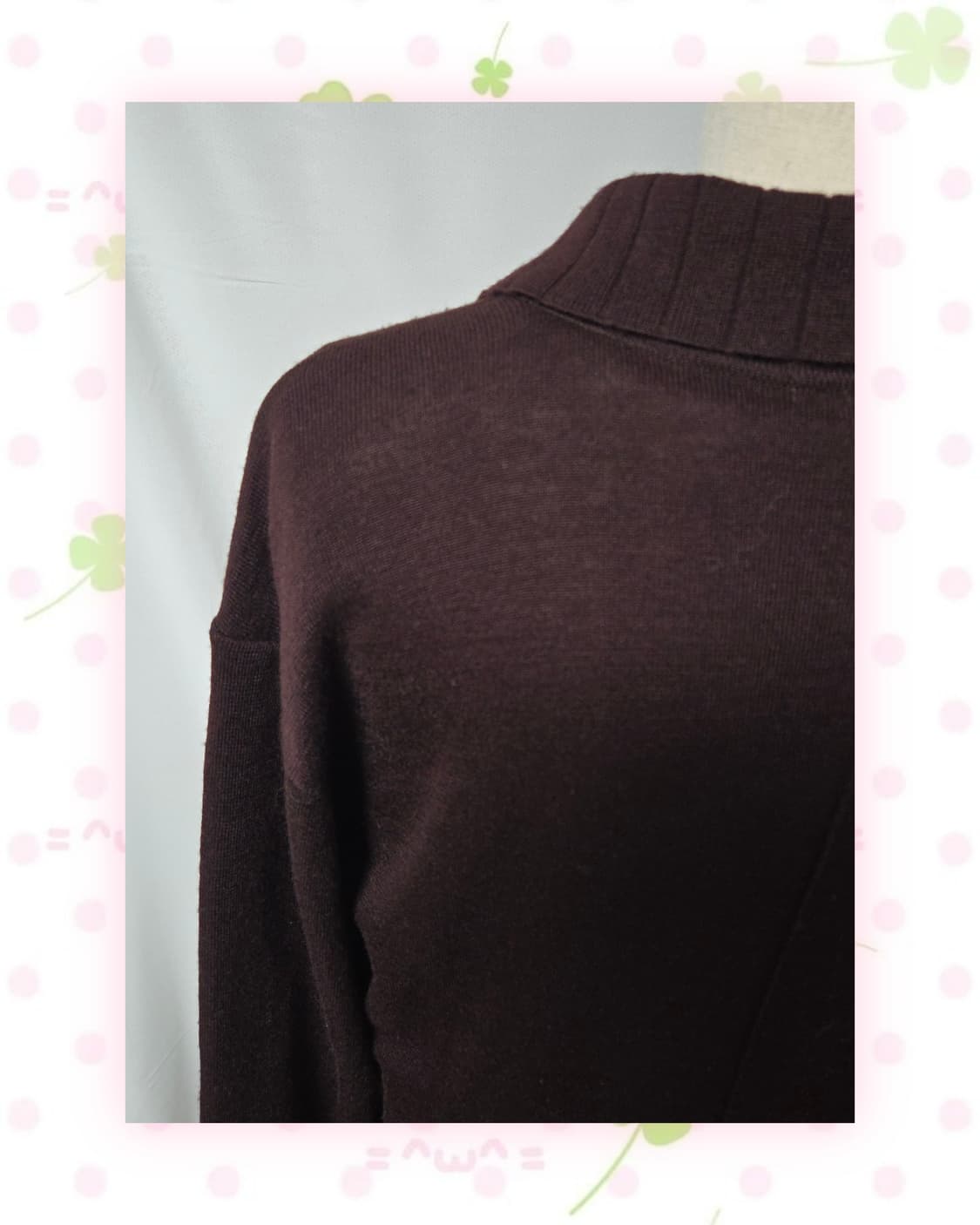 초코브라운 울 가디건 상품이미지5