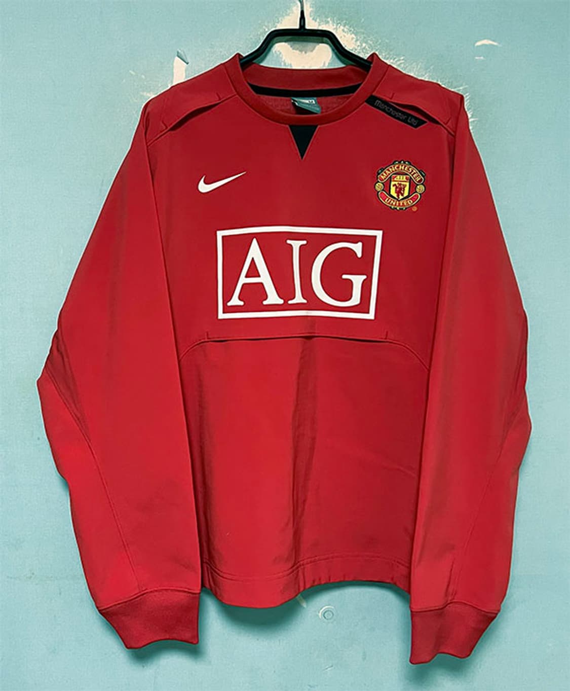 NIKE 나이키 맨유 2006 남자 티셔츠 기모 추동 95-100  상품이미지1