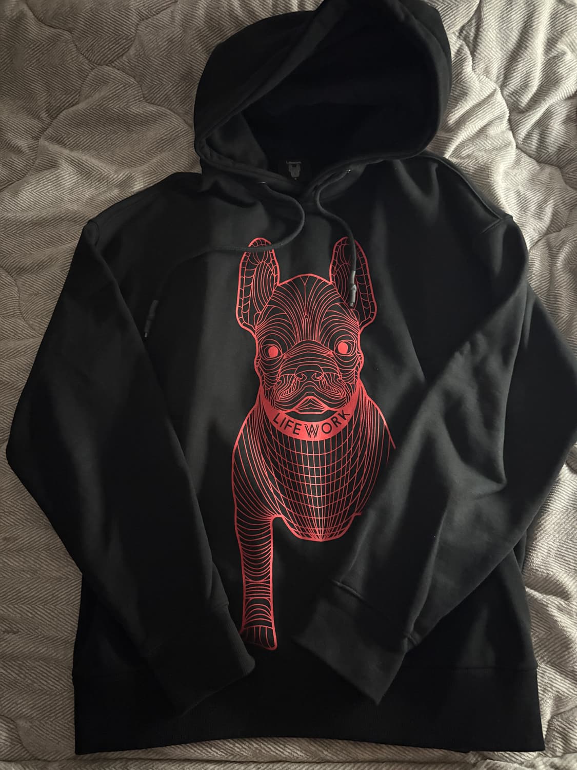 Life work  hoodie black s 상품이미지1