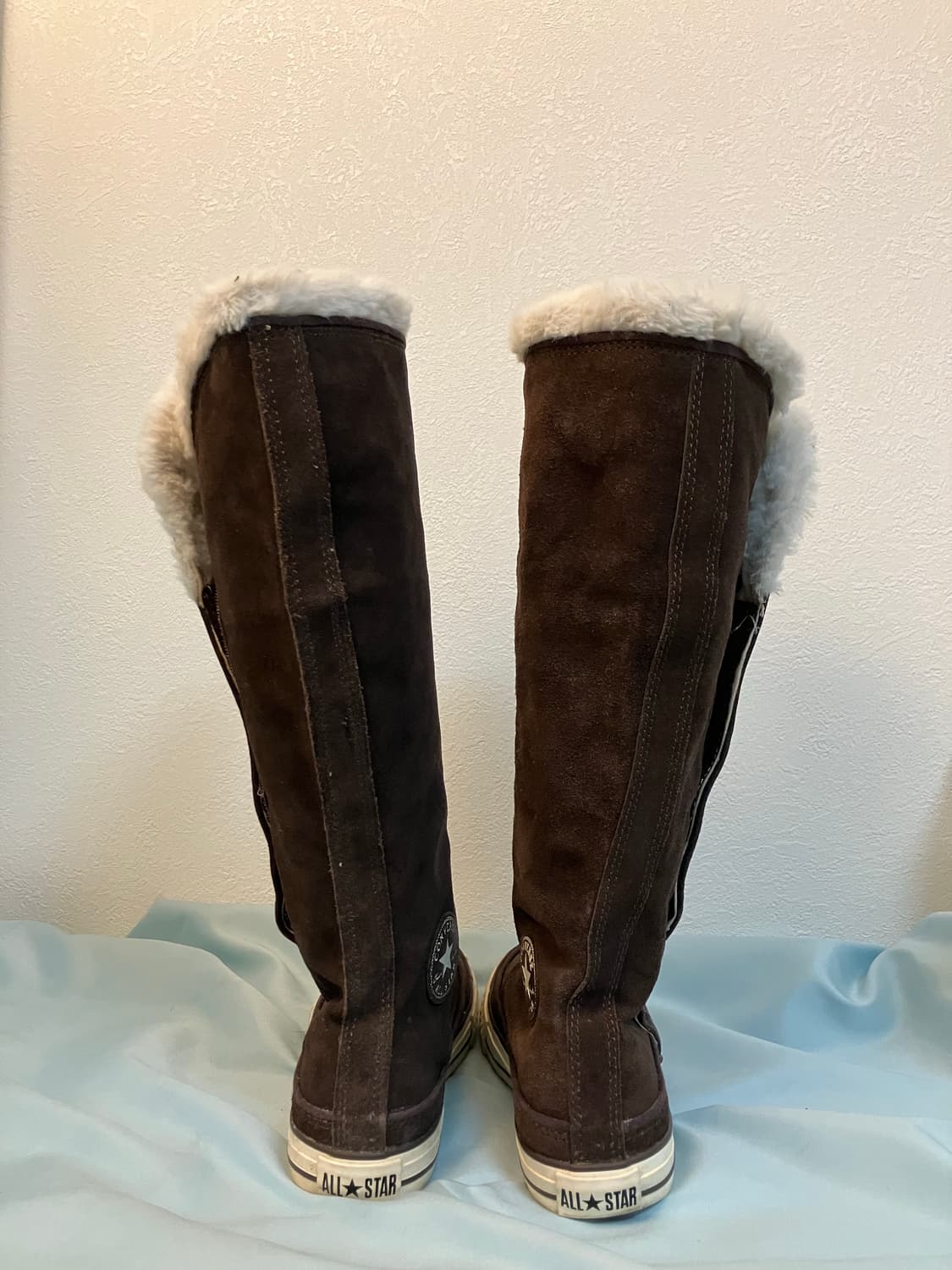 컨버스 스웨이드 퍼부츠 털부츠 롱부츠 37사이즈 230mm 상품이미지3