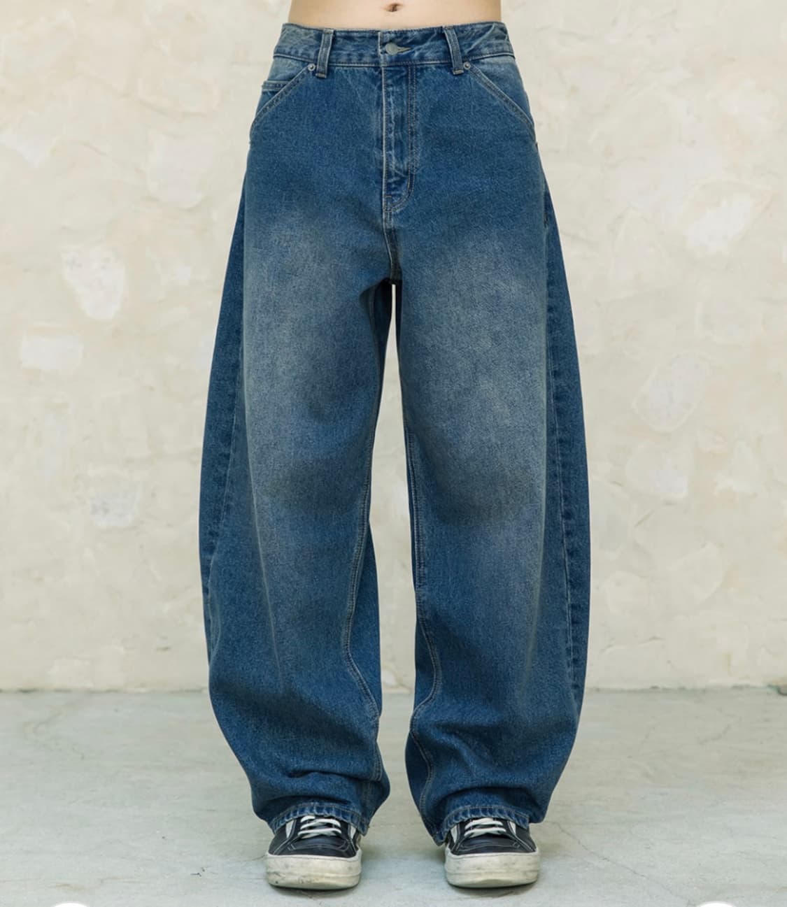 비긴202 커브드 팬츠 0size(새상품) 상품이미지1