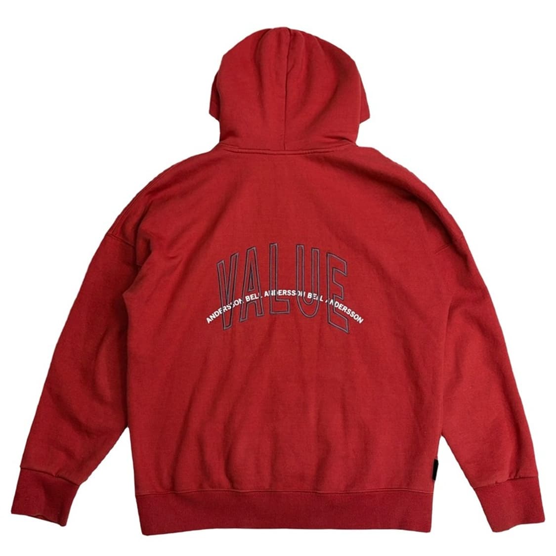 ANDERSSON BELL 아치 슬로근 A패치 후드티 XL 상품이미지8