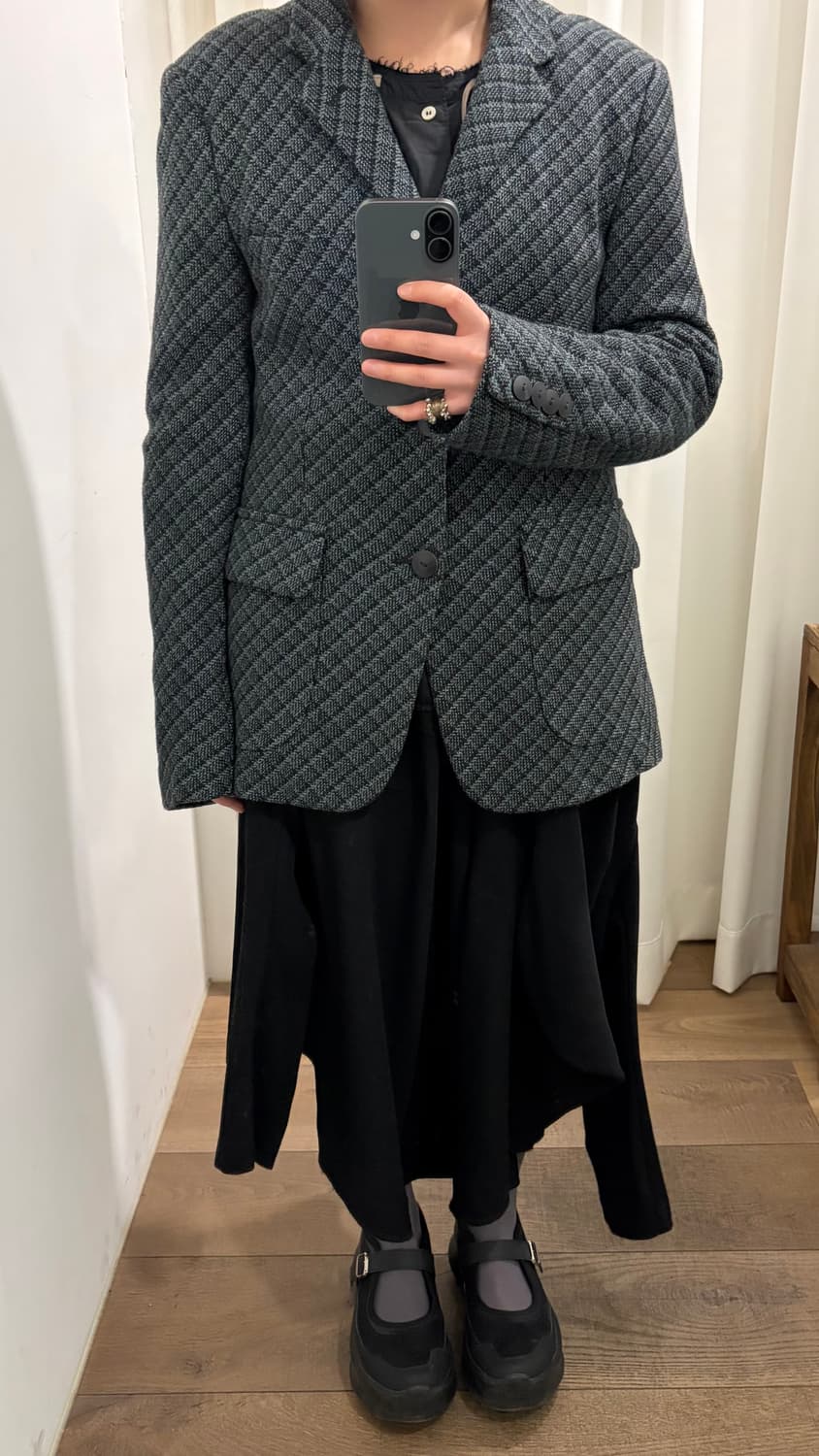 Check Basic Single Jacket 상품이미지3