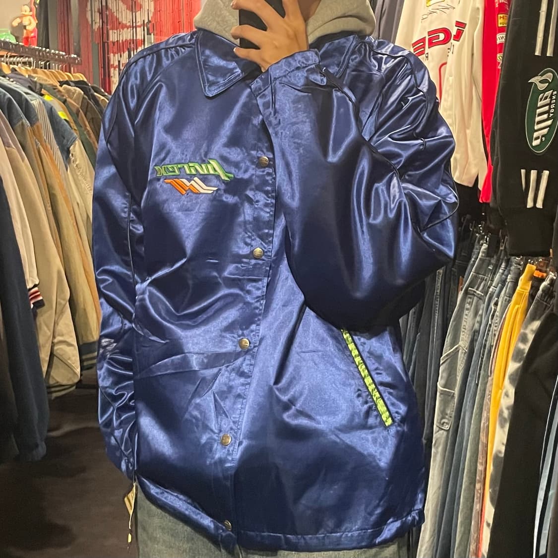 [IM] AVIREX 아비렉스 블루 코치자켓 상품이미지3