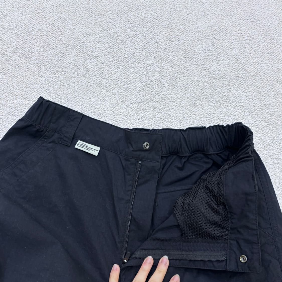 M 디스이즈네버댓 남성 블랙 카고 팬츠 0617E2 상품이미지4