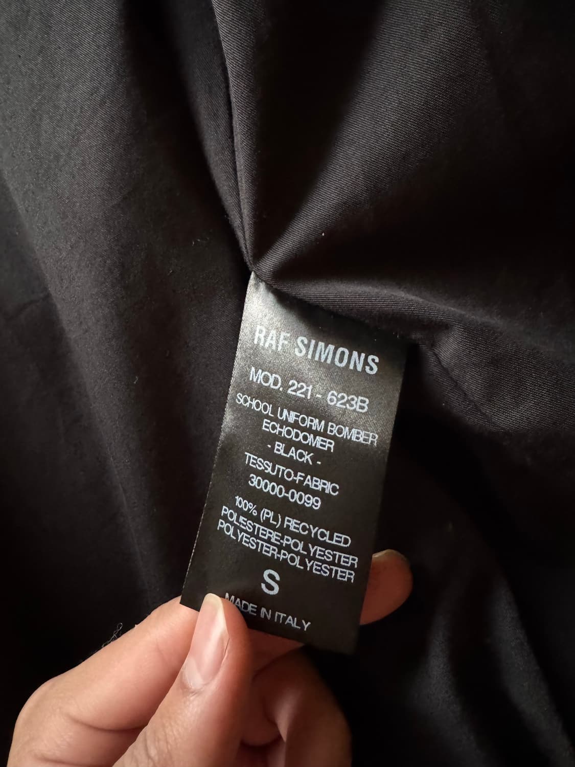 라프시몬스(Raf Simons) 에코도머 붐버자켓 s사이즈 상품이미지7