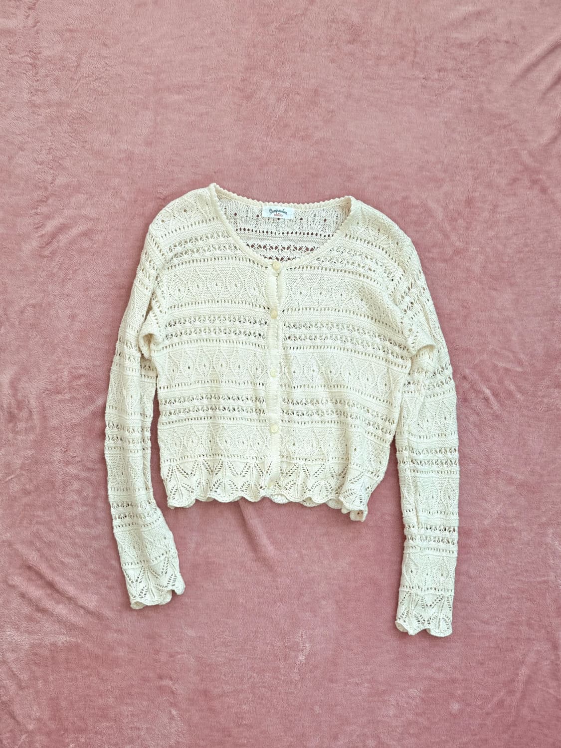 Composition by KENZO 90‘s 겐조 크로셰 가디건 상품이미지1