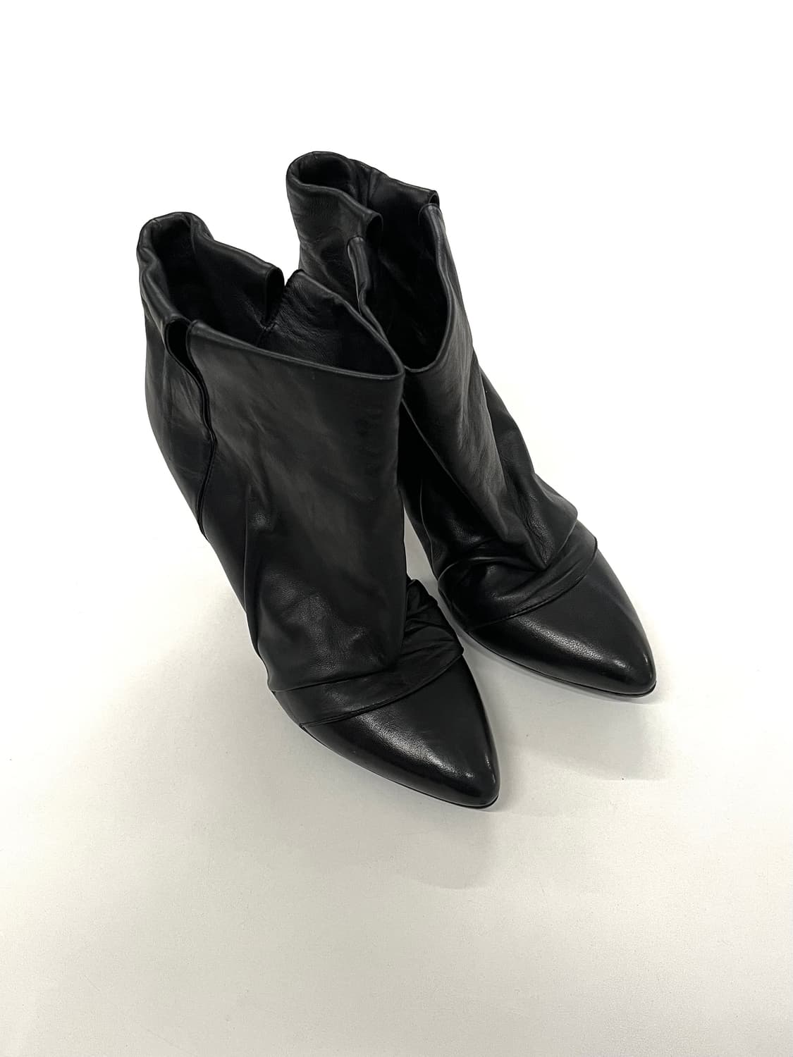 메종 마틴 마르지엘라 셔링 레더 앵클 부츠 상품이미지2