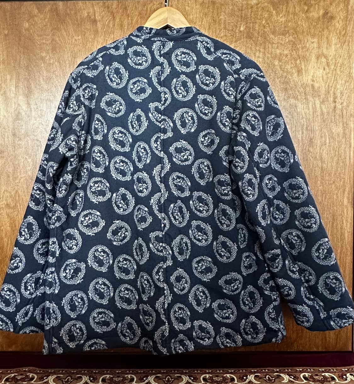 Needles 오리엔탈버튼 스탠드카라 커버올 자켓 상품이미지3