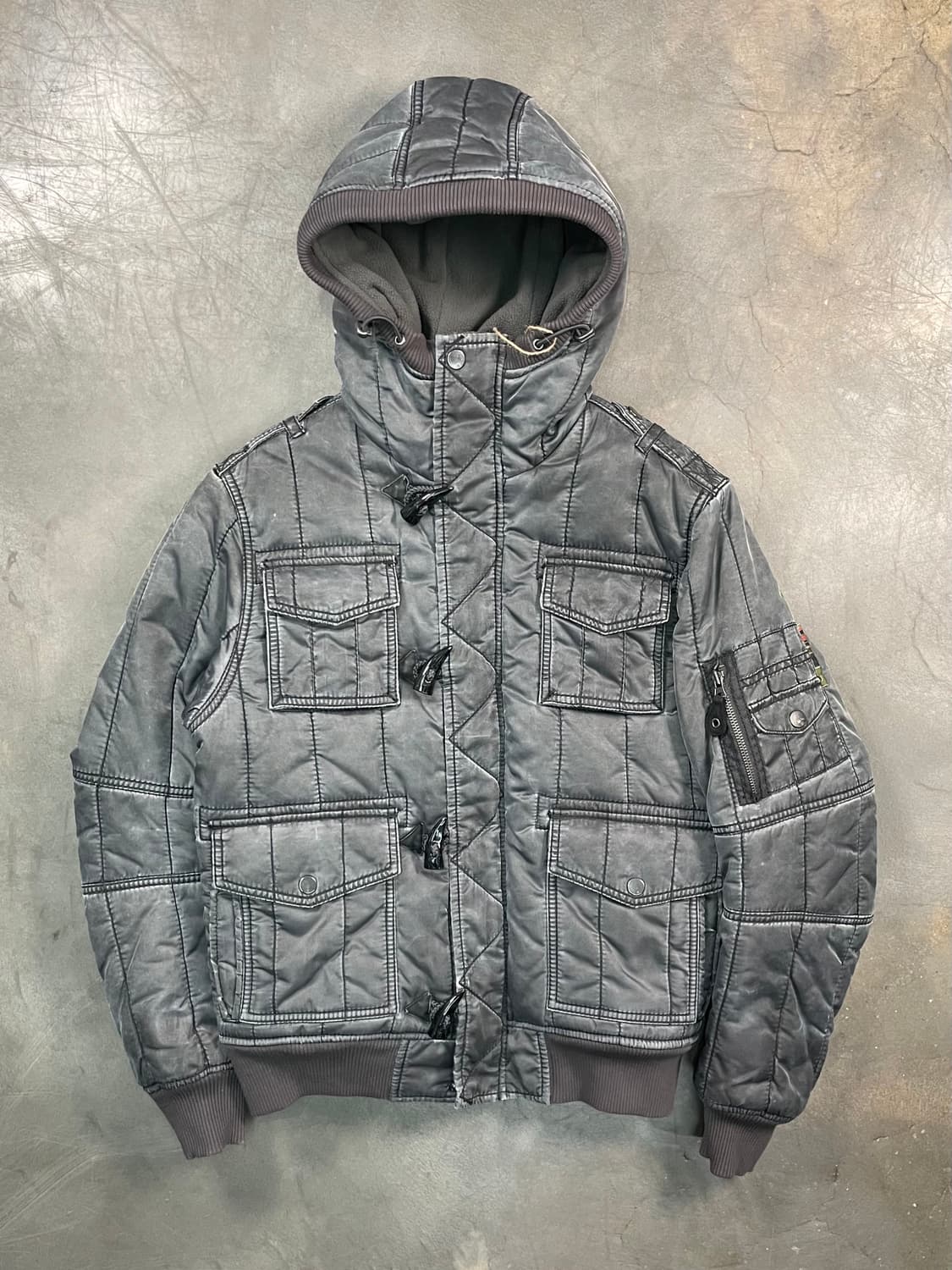 Triple5Soul 더플 패디드 크롭 자켓 상품이미지1