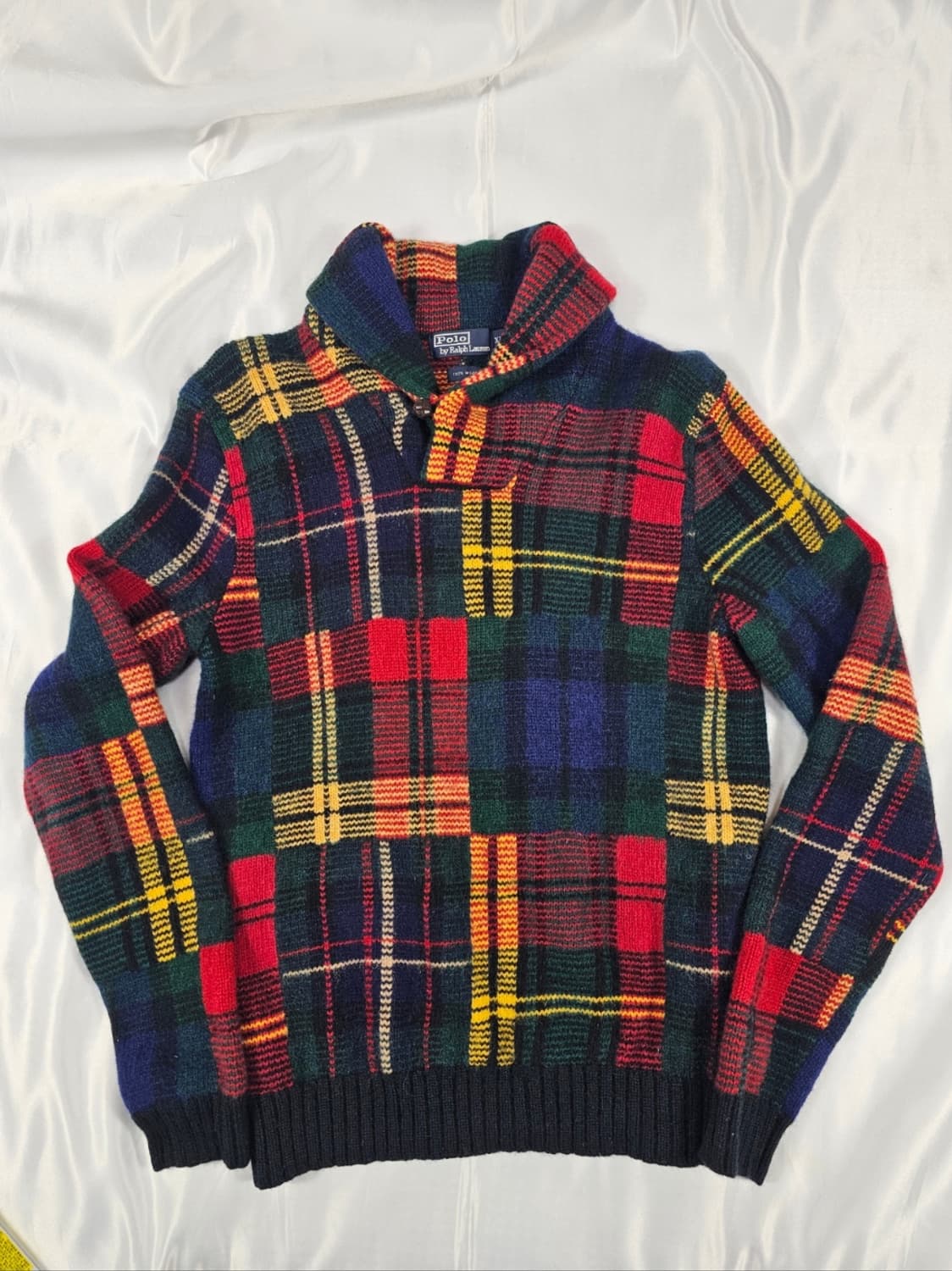 폴로타탄체크숄니트 상품이미지1