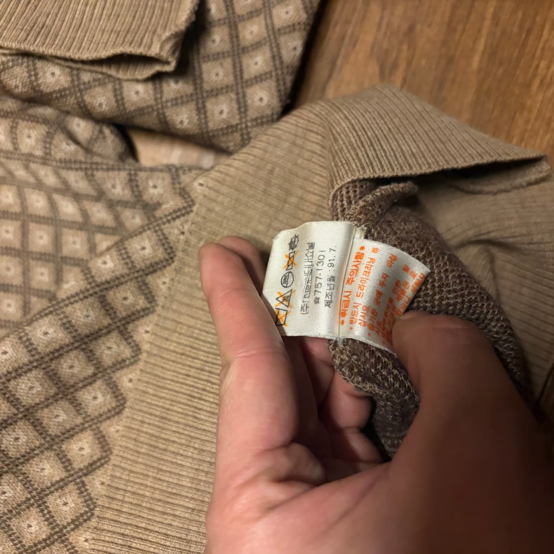 90S POLO RALPH LAUREN WOOL PATTERN KNIT 상품이미지7