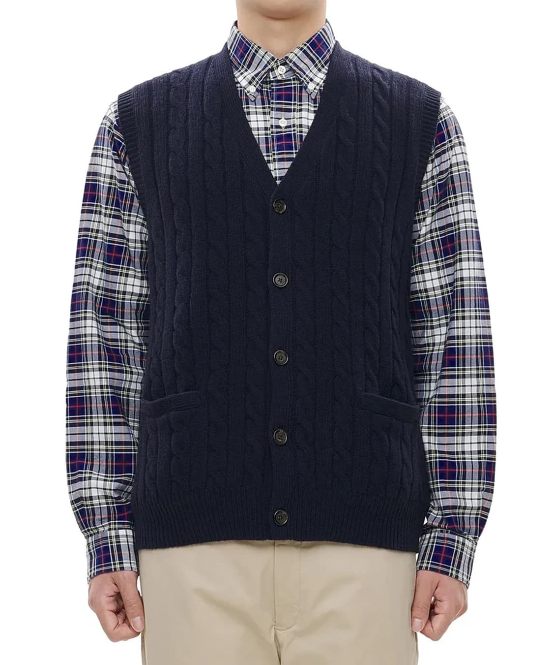 폴로 랄프로렌 20FW 캐시미어 울 케이블 니트 조끼 PN5686 상품이미지2