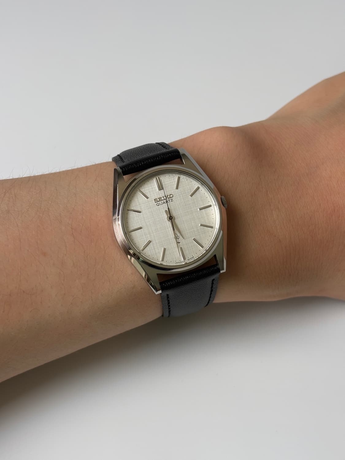 1980s Linen Dial Silver Quartz 상품이미지7