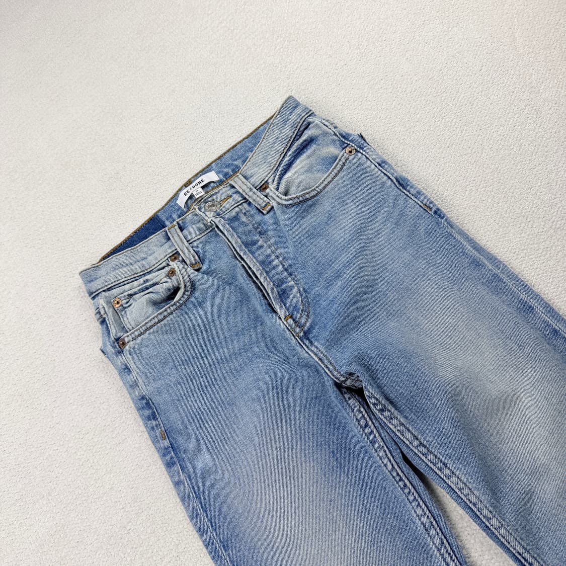 RE/DONE 90s 하이라이즈 앵클 크롭 데님 팬츠 23 상품이미지3