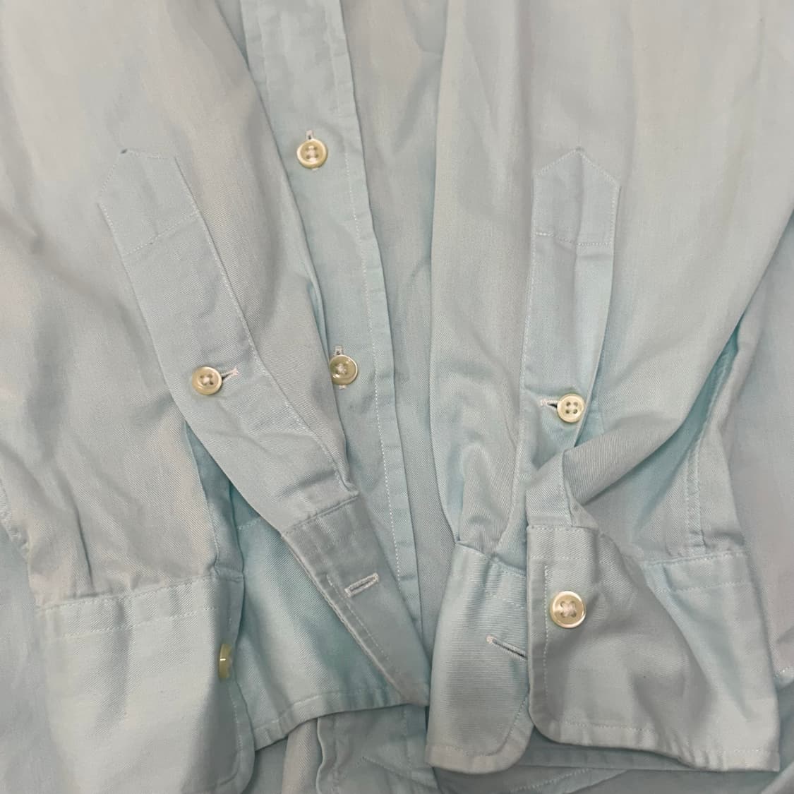 POLO 폴로 랄프로렌 민트 하늘색 커스텀핏 셔츠 M 상품이미지4