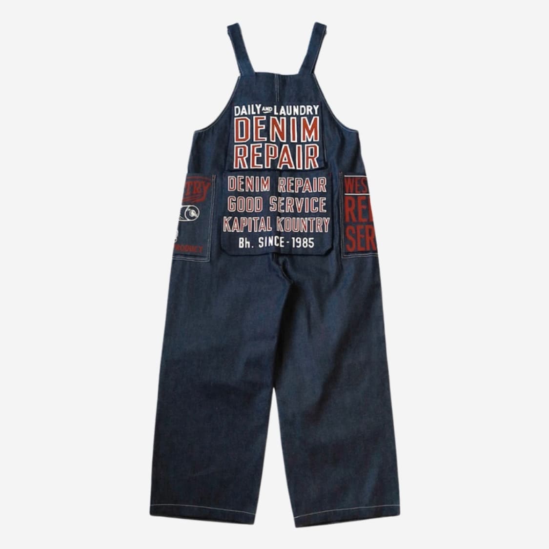 [ONE SIZE] 캐피탈 11.5온즈 데님 애드 오버롤 인디고 상품이미지5