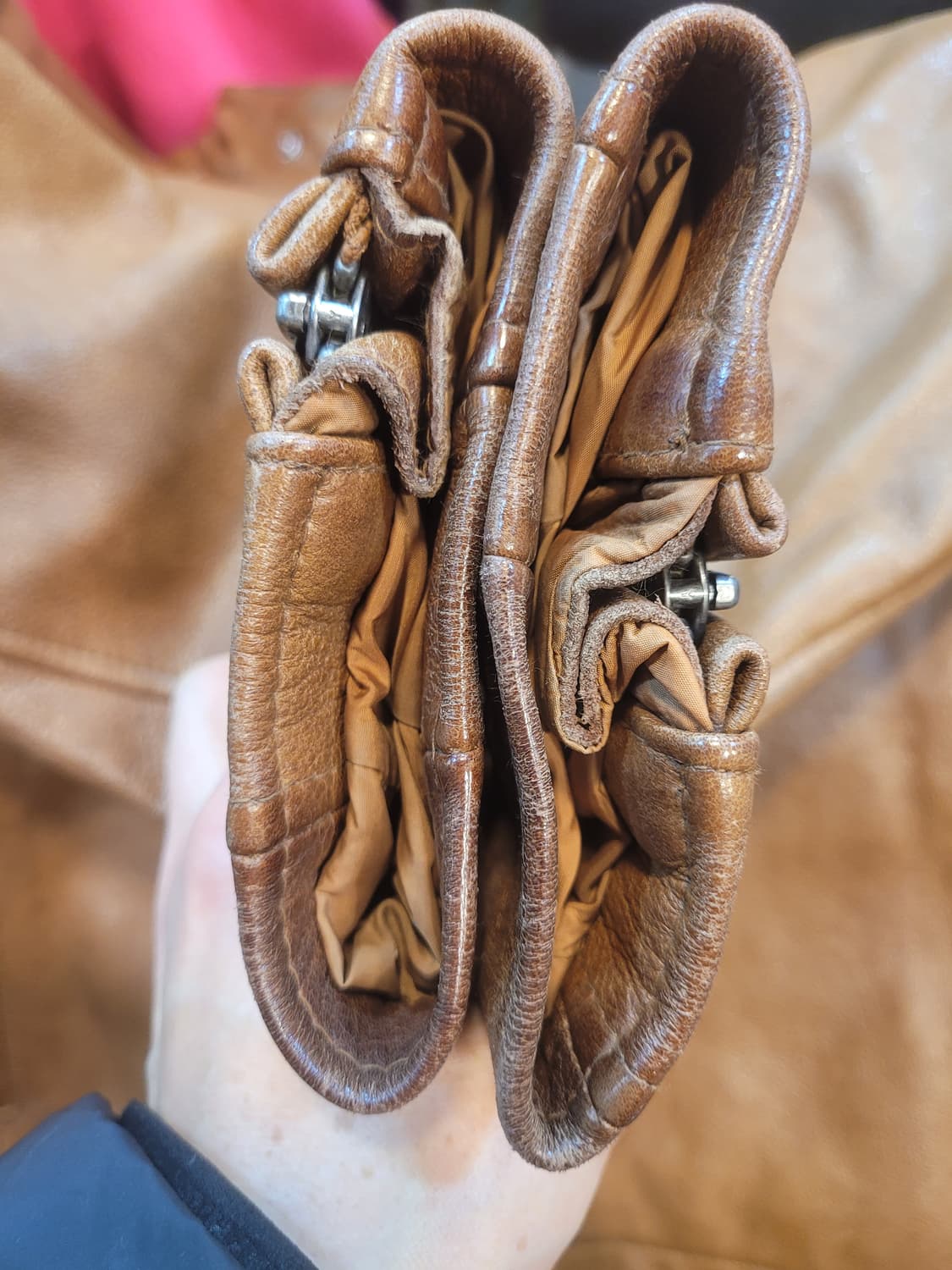 Tommy Hilfiger 타미힐피거 가죽 자켓 95 상품이미지5