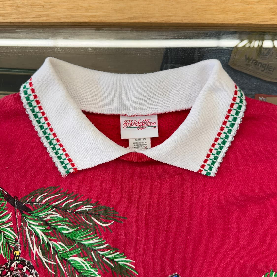 90s 빈티지 강아지 스웻셔츠 맨투맨 (L)   상품이미지5