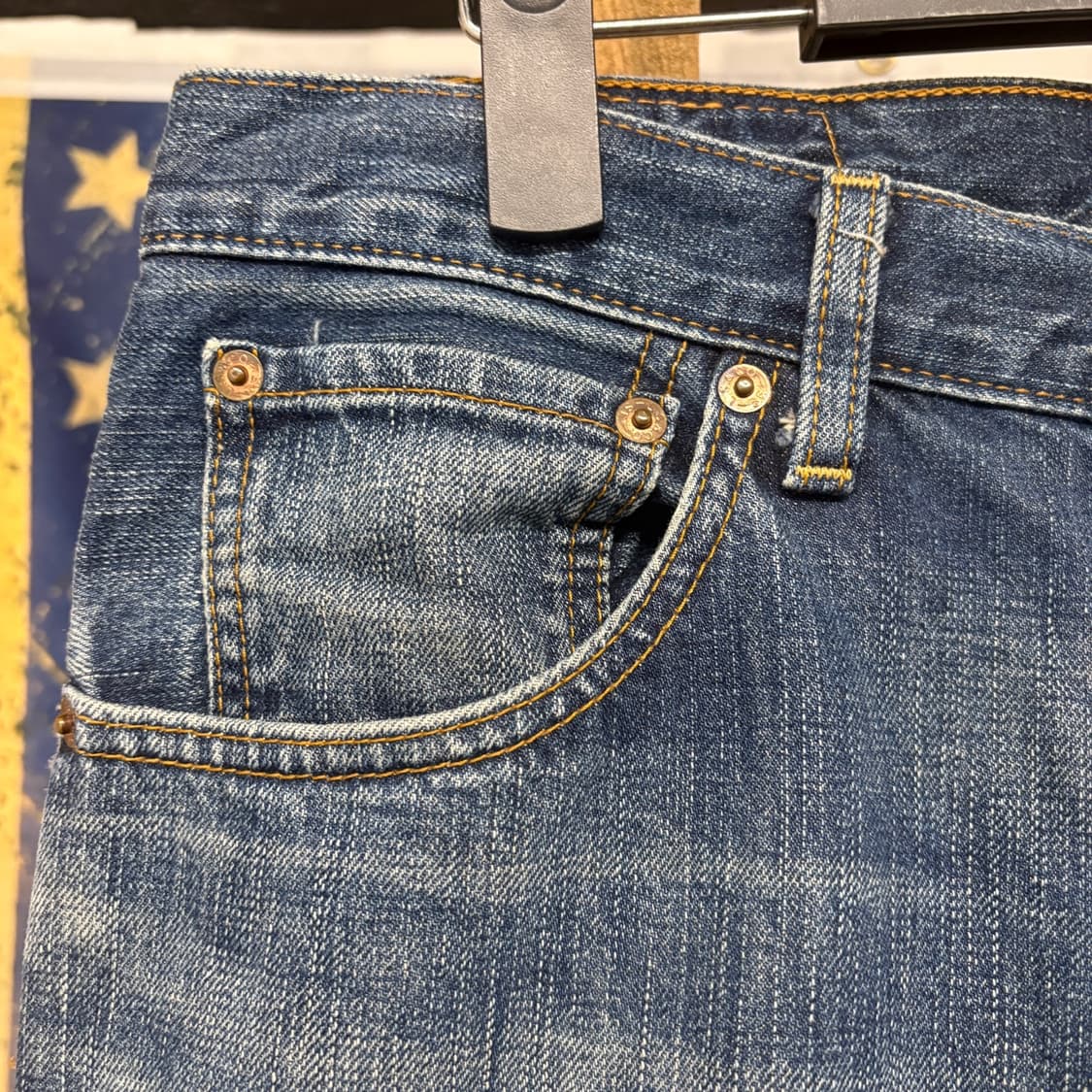 00s 리바이스503 재팬라인 빈티지 워싱 스트레이트 데님 팬츠 N85 상품이미지4