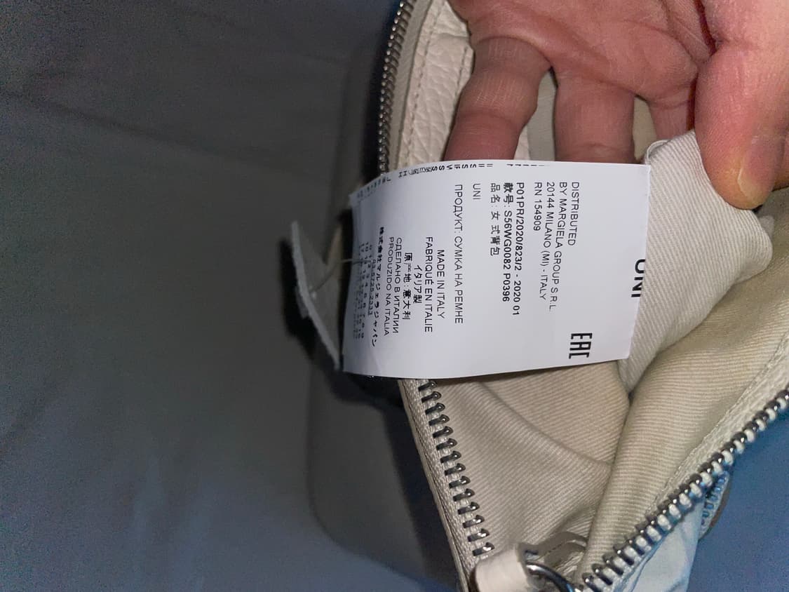 마르지엘라 5ac 미니백 스몰 화이트 상품이미지9