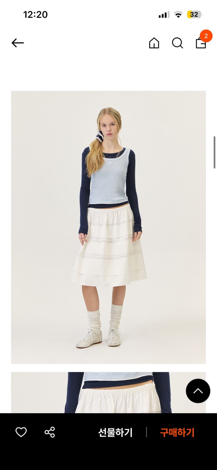 그로브 MORIN SKIRT(새상품) 상품이미지2