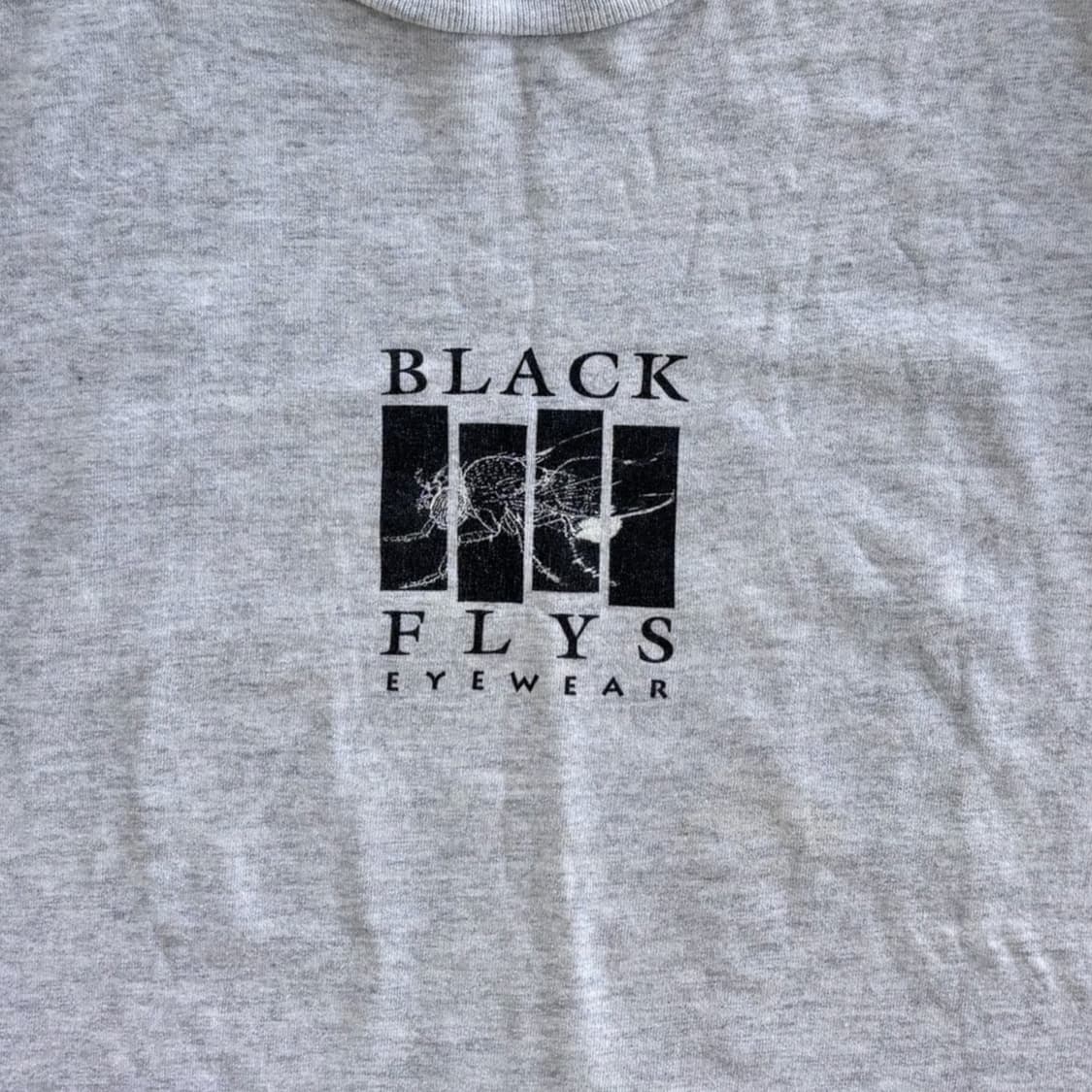 XL)90's 블랙 플라이즈 Black Flag 패러디 티셔츠 상품이미지4